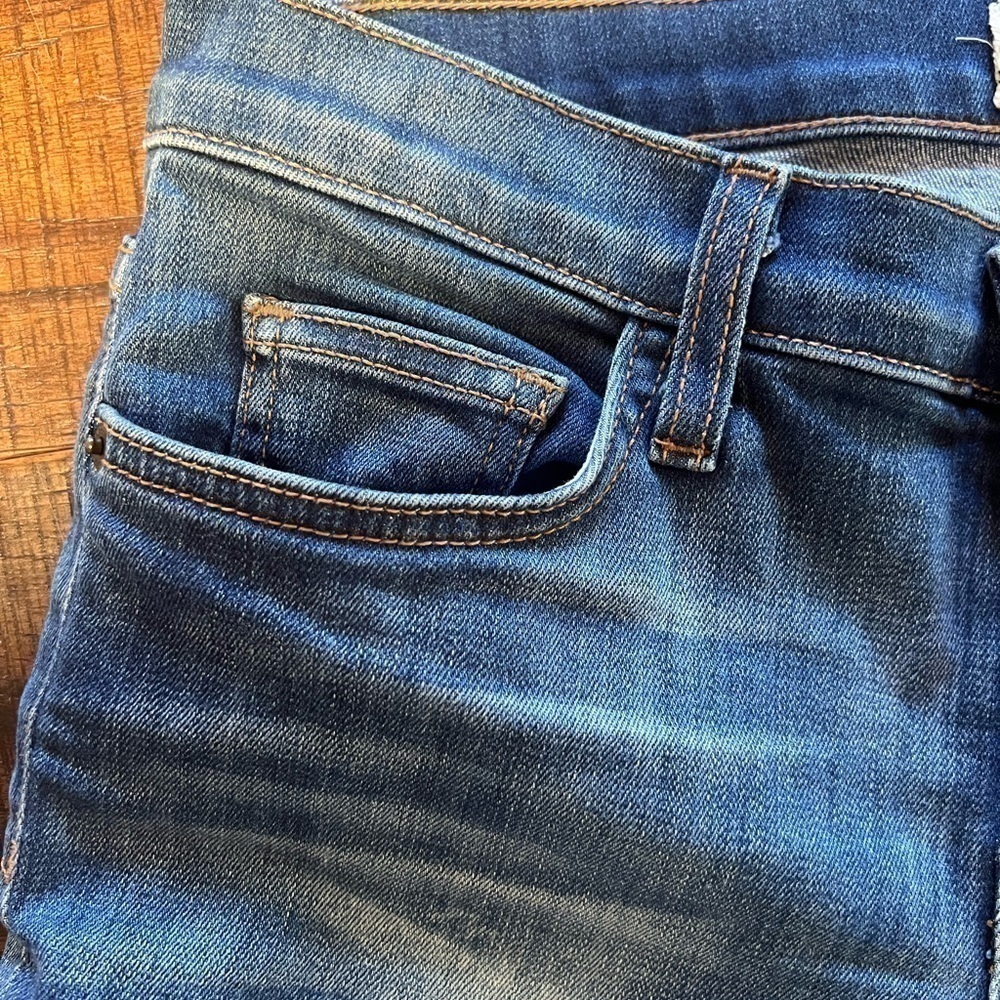 Current Elliott No Stretch Jeans Women's Size‎ 28 High Waist Mom Jeans Distress - Picture 6 of 7